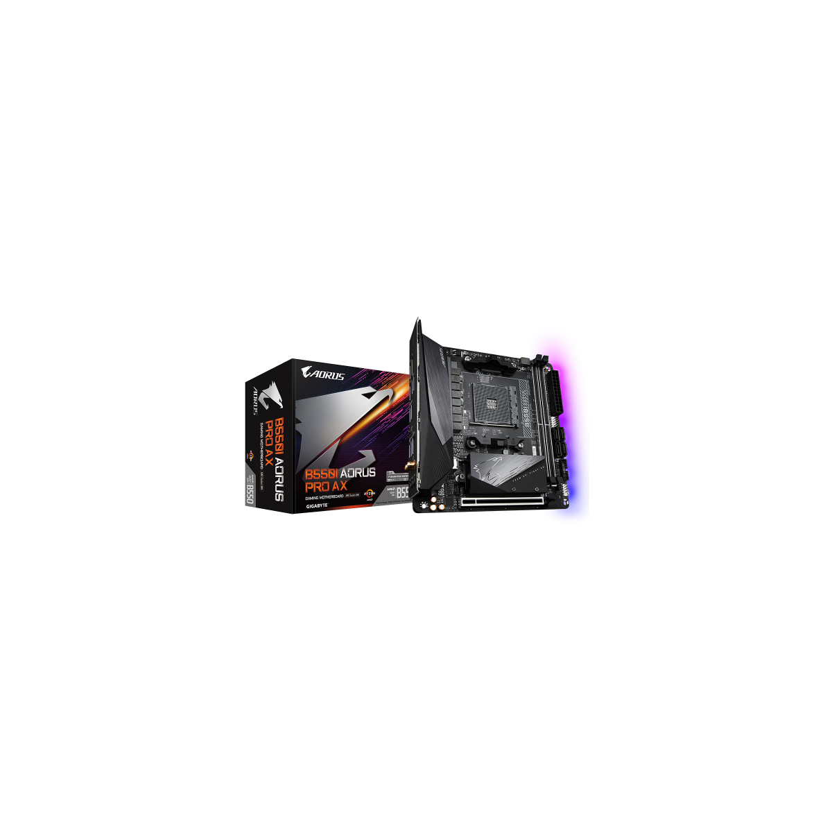 Gigabyte B550I AORUS PRO AX Zocalo AM4 mini ITX AMD B550
