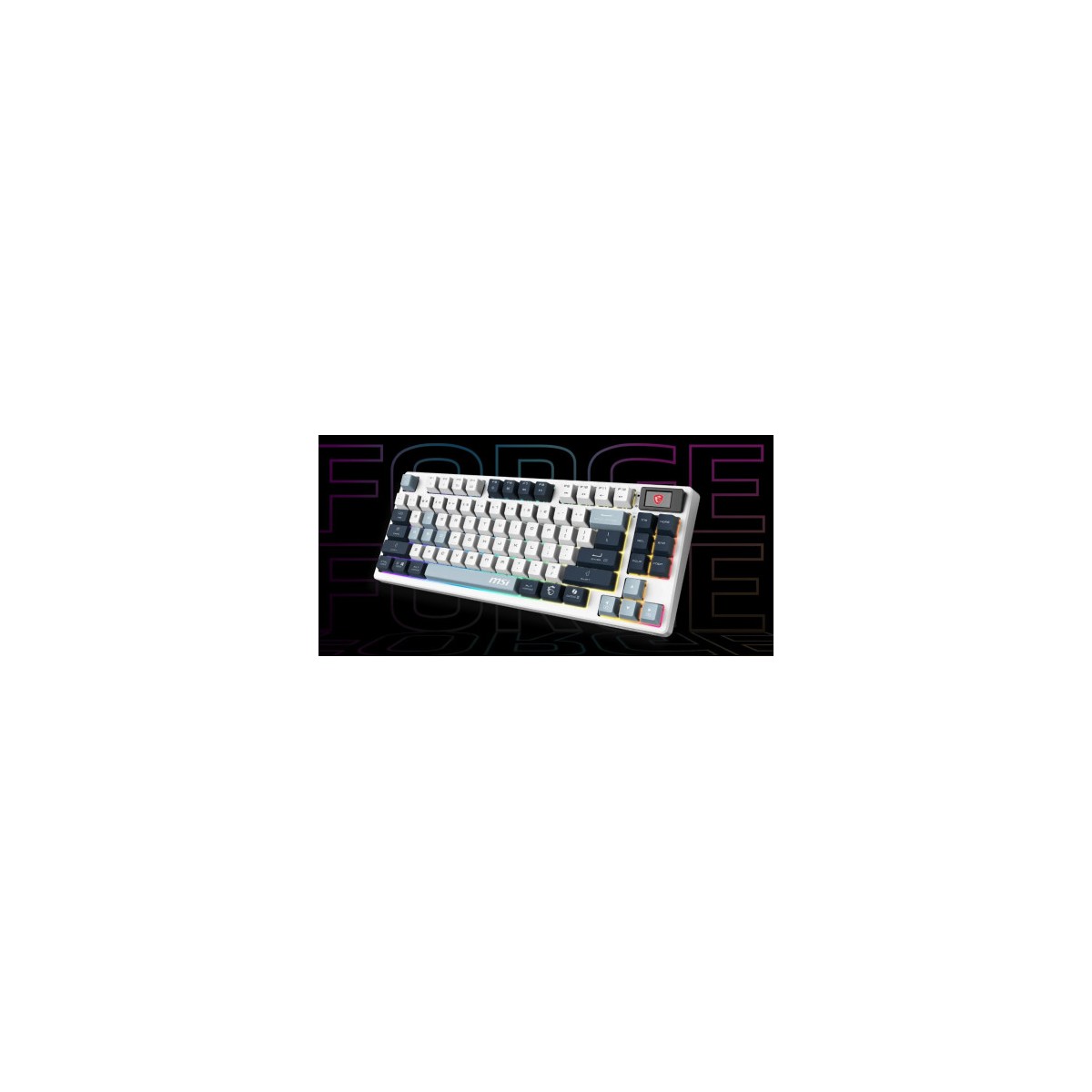 TECLADO MSI FORGE GK600 TKL W SKY ES