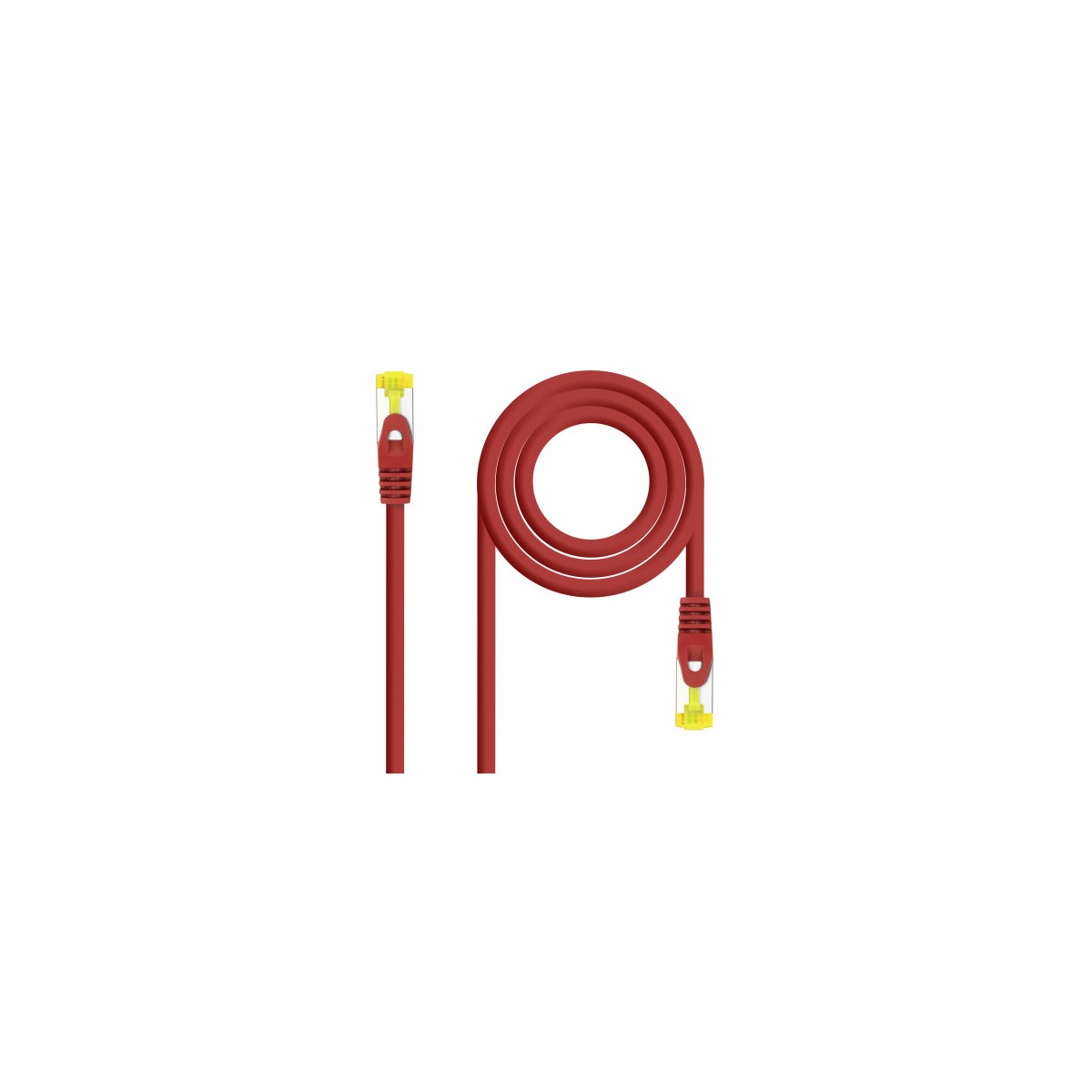 Nanocable Cable de red latiguillo RJ45 LSZH Cat6A SFTP AWG26 Rojo 05m