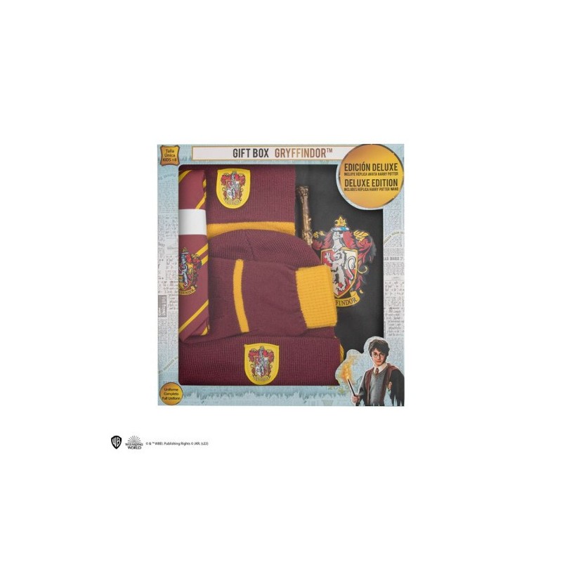 CAJA REGALO DELUXE KIDS GRYFFINDOR CINEREPLICAS REDSTRING 8436561073122