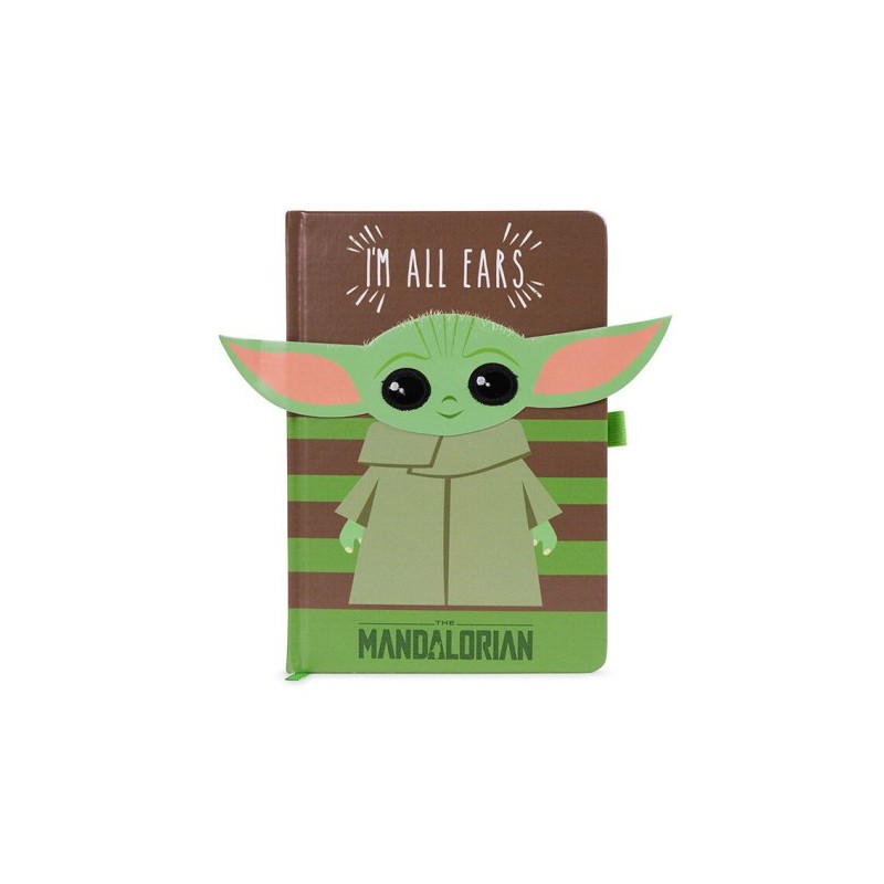 CUADERNO PREMIUM MANDALORIAN IM ALL EARS VERDE PYRAMID INTERNATIONAL REDSTRING SR73280