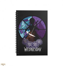 CUADERNO WEDNESDAY CON CELLO 145X21 CM CINEREPLICAS REDSTRING CR5174