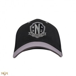 GORRA CON VISERA NEVERMORE ACADEMY NEGRA 54 60 CM CIRCUNFERENCIA CINEREPLICAS REDSTRING CR2671