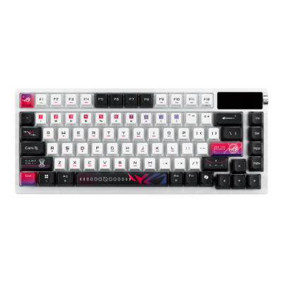 ASUS ROG Azoth X teclado Juego USB RF Wireless Bluetooth Negro Blanco