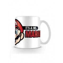 TAZA DESAYUNO SUPER MARIO ITS A ME MARIO PYRAMID INTERNATIONAL REDSTRING MG24845