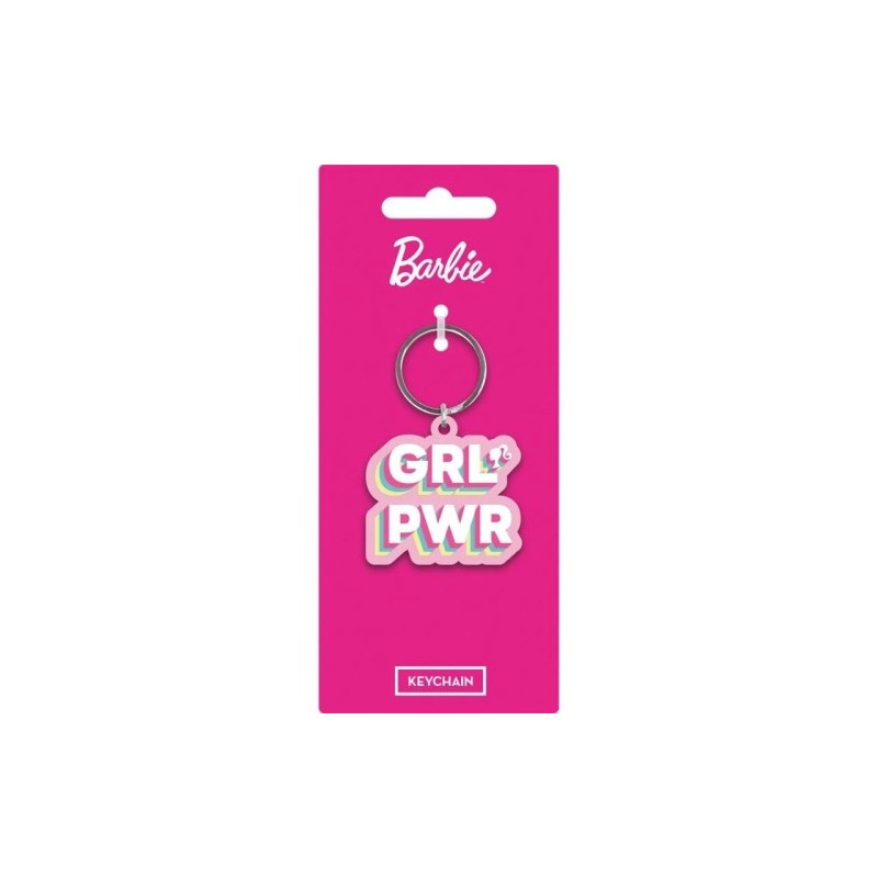 LLAVERO BARBIE GRL POWER 6 CM PYRAMID REDSTRING RK39477C