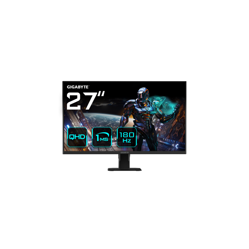 GIGABYTE GS27QA 27 Monitor de Juego QHD 2560 x 1440 QHD 180Hz 1ms 300 cd m2 FreeSync HDR Ready HDMI 20 Displayport 14