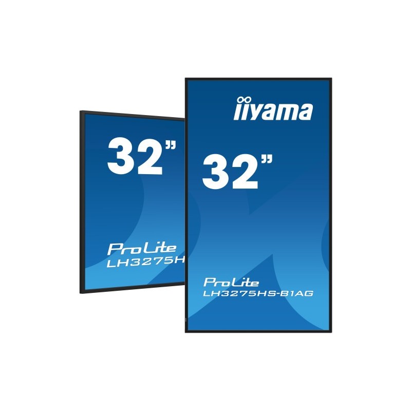 iiyama ProLite Pantalla plana para senalizacion digital 813 cm 32 LCD Wifi 500 cd m Full HD Negro Procesador incorporado Androi