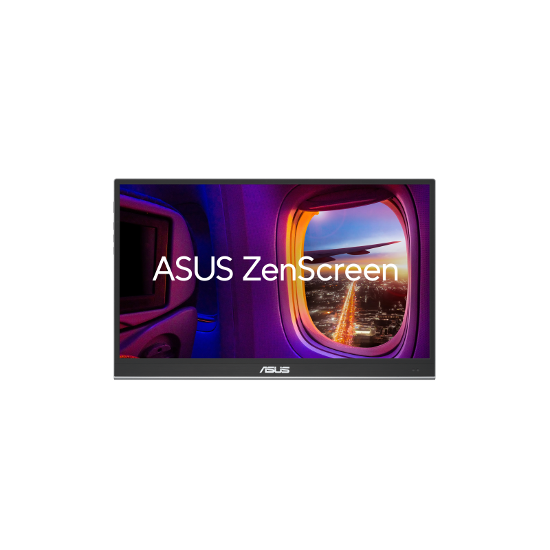 ASUS ZenScreen MQ16AHE pantalla para PC 396 cm 156 1920 x 1080 Pixeles Full HD OLED Plata