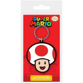 LLAVERO TOAD SUPER MARIO 6 CM PYRAMID REDSTRING RK38926C