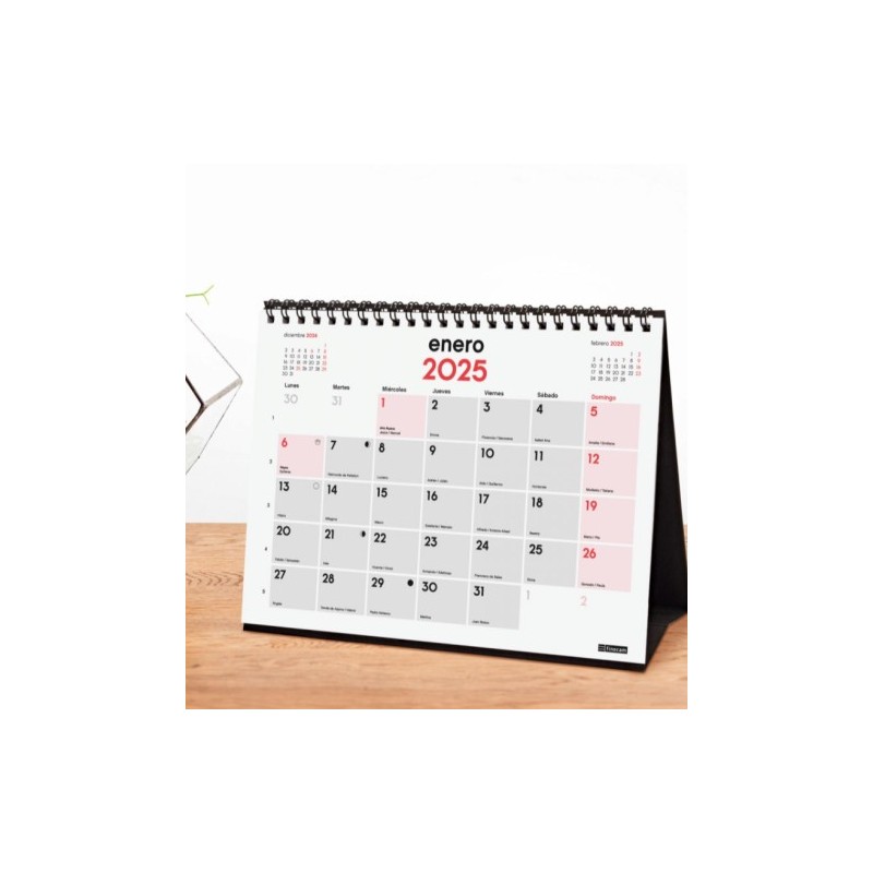 CALENDARIO 2025 SOBREMESA NEUTRO ESCRIBIR XS 140X150MM FINOCAM 780140025
