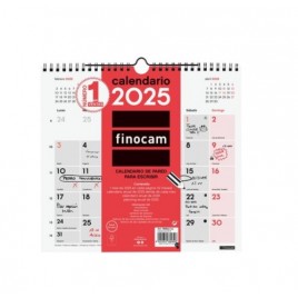 CALENDARIO 2025 NEUTRO PARED ESCRIBIR M 265X245MM FINOCAM 780060025