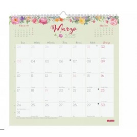 CALENDARIO 2025 PARED TRENDY DESIGN ESCRIBIR 300x300MM FINOCAM 787530125