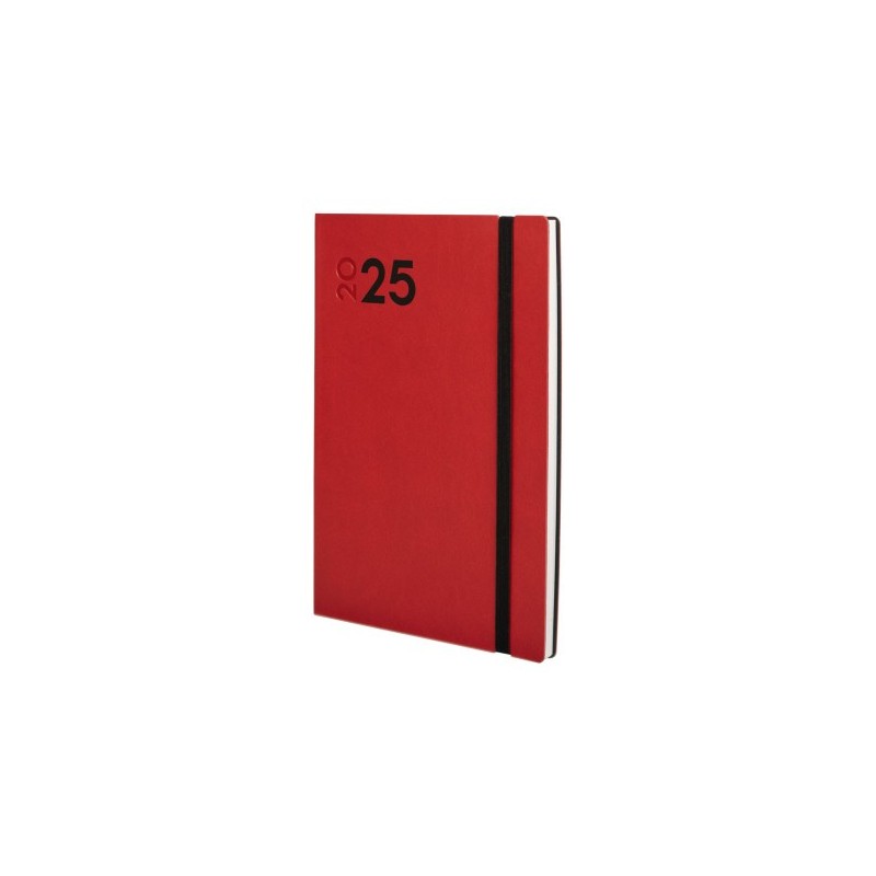 AGENDA 2025 DYNAMIC MARA Y10 140X204MM SEMANA VISTA VERTICAL ROJO FINOCAM 621123025