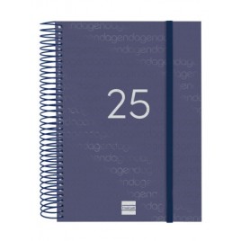 AGENDA 2025 BASIC YEAR E10 155X212MM DIA PAGINA AZUL FINOCAM 741101025