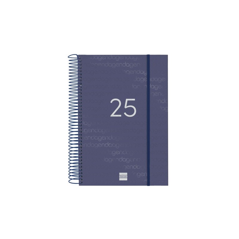 AGENDA 2025 BASIC YEAR E11 165X242MM DIA PAGINA AZUL FINOCAM 742071025