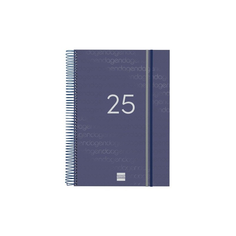 AGENDA 2025 BASIC YEAR E40 210X297MM DIA PAGINA AZUL FINOCAM 741111025