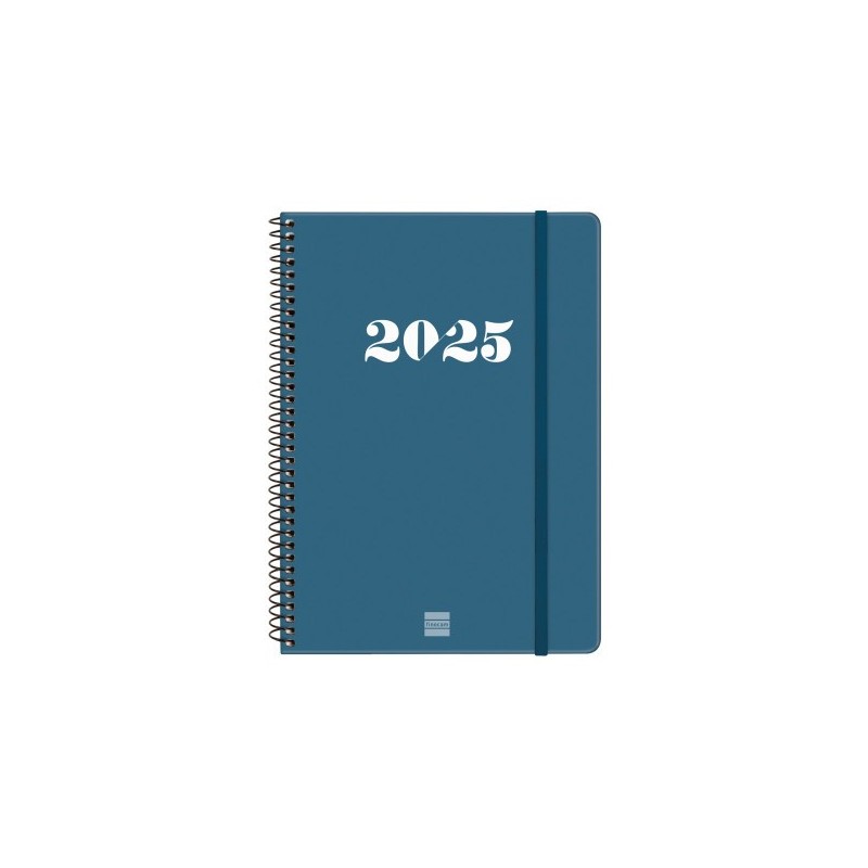 AGENDA 2025 BASIC MY E10 155X212MM SEMANA VISTA HORIZONTAL AZUL FINOCAM 743501025