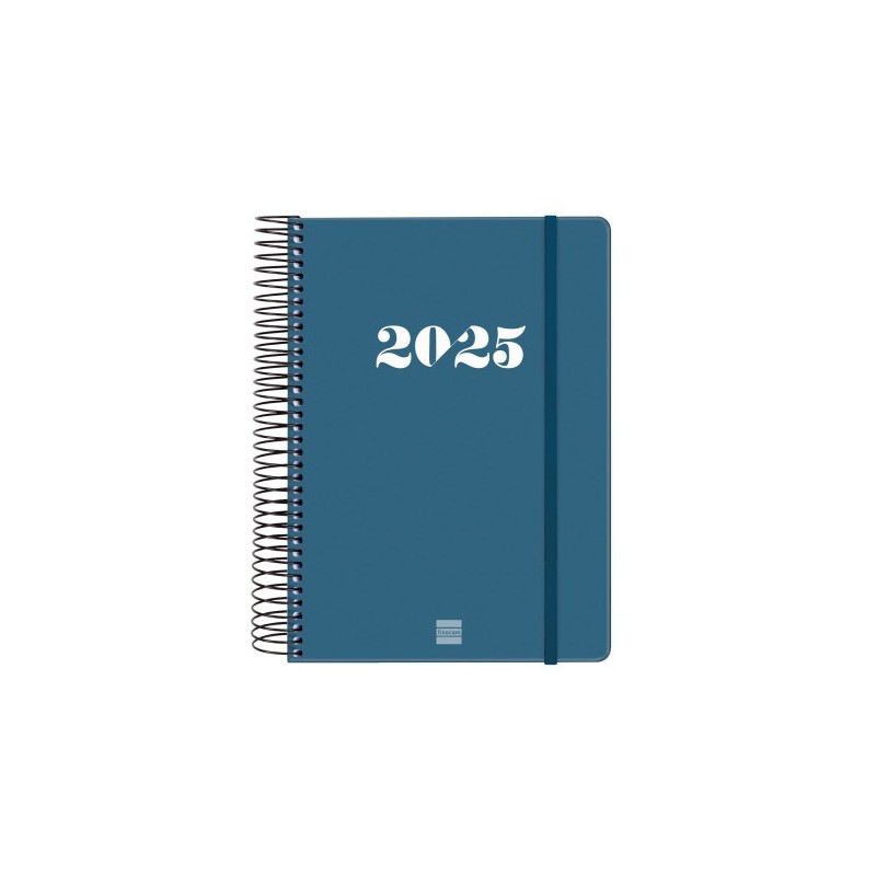 AGENDA 2025 BASIC MY E10 155X212MM DIA PAGINA AZUL FINOCAM 743521025