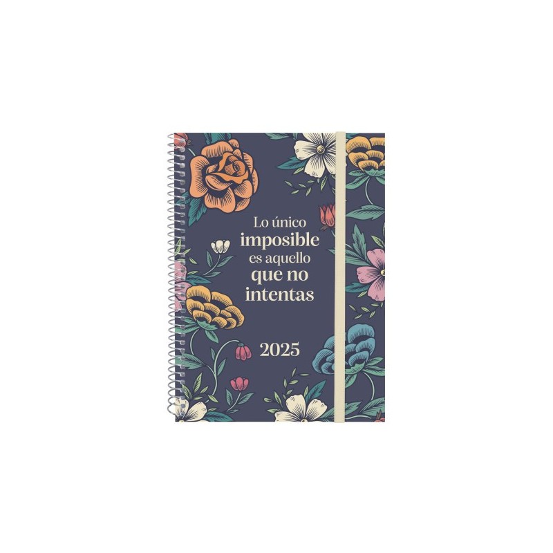 AGENDA 2025 TRENDY DESIGN E10 155X212MM SEMANA VISTA HORIZONTAL IMPOSIBLE FINOCAM 742232525