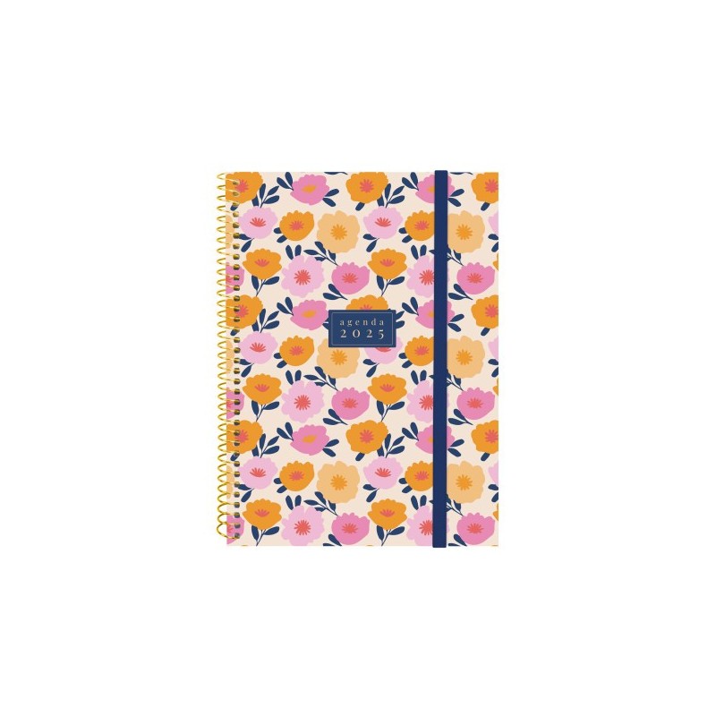 AGENDA 2025 TRENDY DESIGN E10 155X212MM SEMANA VISTA HORIZONTAL SELVA FINOCAM 742232925