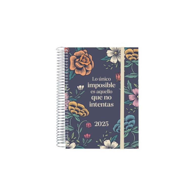 AGENDA 2025 TRENDY DESIGN E10 155X212MM DIA PAGINA IMPOSIBLE FINOCAM 742312525