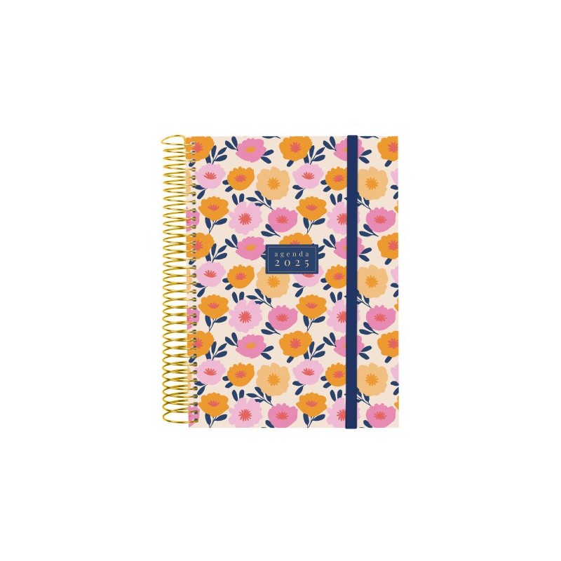 AGENDA 2025 TRENDY DESIGN E10 155X212MM DIA PAGINA SELVA FINOCAM 742312925