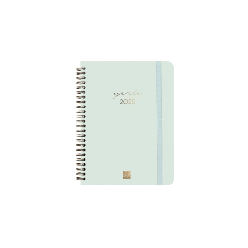 AGENDA 2025 TRENDY ALMA E10 155X212MM SEMANA VISTA HORIZONTAL MENTA FINOCAM 762020325