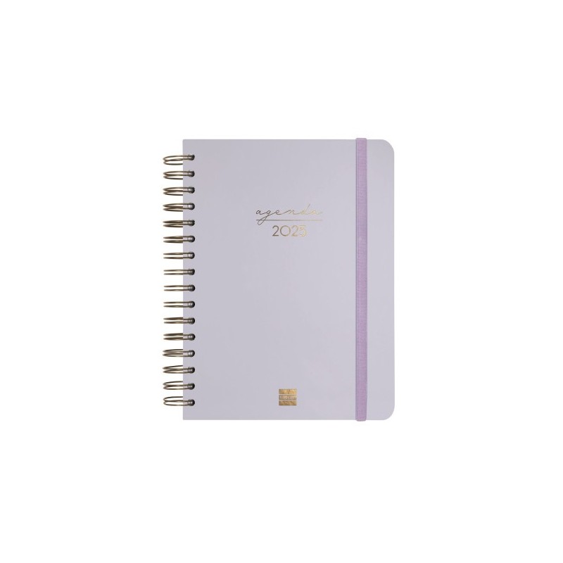 AGENDA 2025 TRENDY ALMA E10 155X212MM DIA PAGINA LILA FINOCAM 762040225