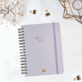 AGENDA 2025 TRENDY ALMA E10 155X212MM DIA PAGINA LILA FINOCAM 762040225