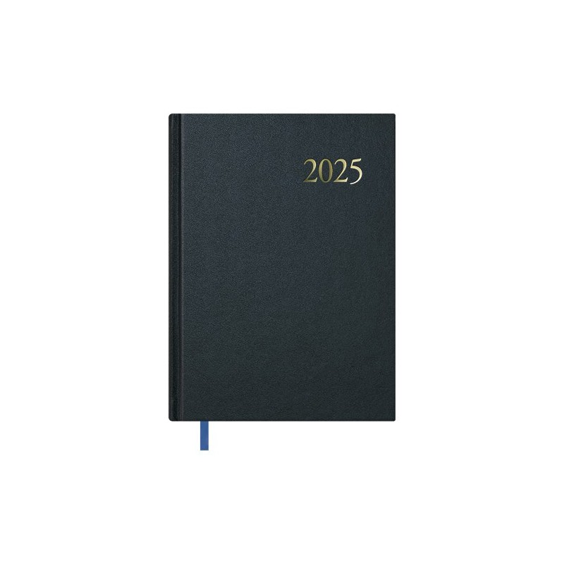 AGENDA 2025 SEGOVIA DIA PAGINA 17 X 24 CM COLOR NEGRO DOHE 12865 25