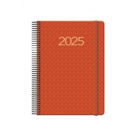 AGENDA 2025 NEWPORT DiA PaGINA 14 X 20 CM COLOR TEJA DOHE 12919 25