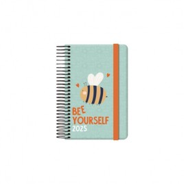 AGENDA 2025 CUTE SEMANA VISTA BOLSILLO 85 X 13 CM MODELO BEE DOHE 12909 25