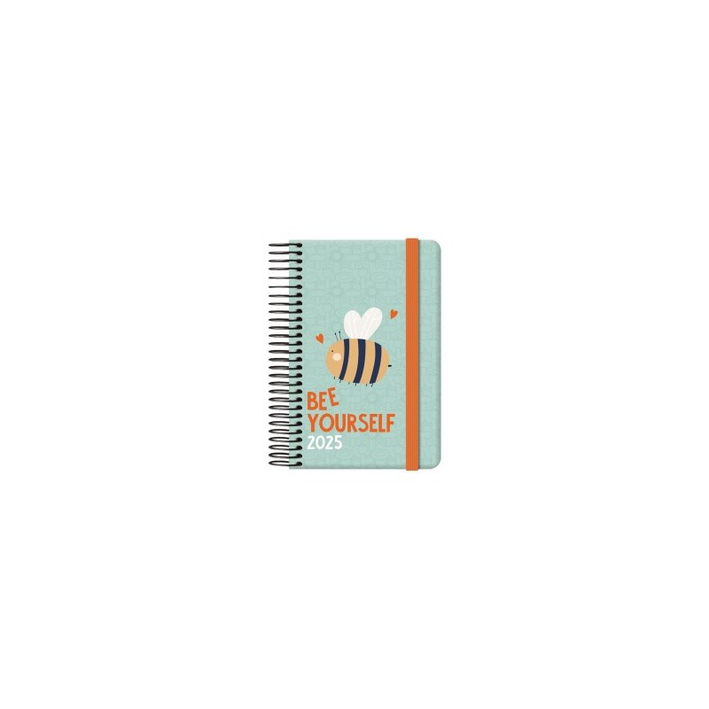 AGENDA 2025 CUTE SEMANA VISTA BOLSILLO 85 X 13 CM MODELO BEE DOHE 12909 25