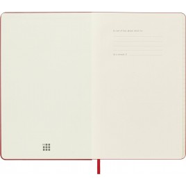 AGENDA 2025 TAPA DURA 12 MESES DIARIA L 13 X 21 CM ROJA MOLESKINE DHF212DC3Y25