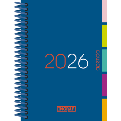 AGENDA 2026 MEDITERRANEO D P 15x21 COLORES SURTIDOS CASTELLANO INGRAF 356430
