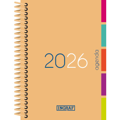 AGENDA 2026 MEDITERRANEO D P 15x21 COLORES SURTIDOS CASTELLANO INGRAF 356430