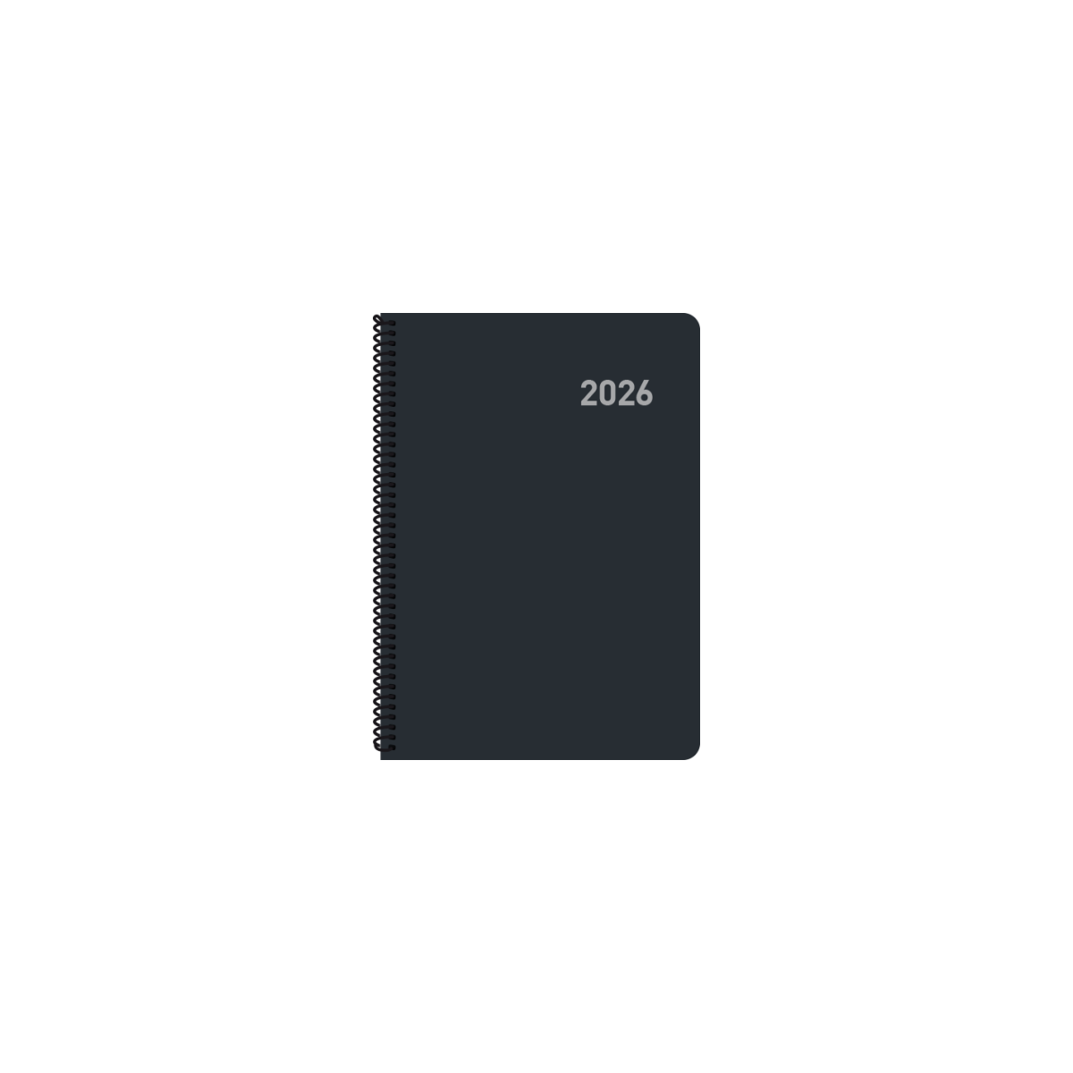 AGENDA 2026 ROMA D P 15x21 NEGRA CON ESPIRAL CASTELLANO INGRAF 356409