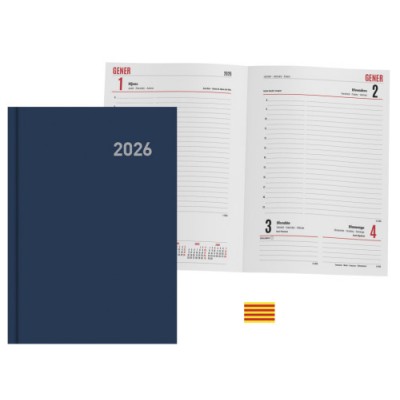AGENDA 2026 PARIS D P 15X21 AZUL MARINO CATALAN 356422