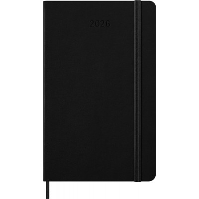AGENDA 2026 TAPA DURA 12 MESES SEMANAL HORIZONTAL L 13 X 21 CM NEGRA MOLESKINE DHB12WH3Y26