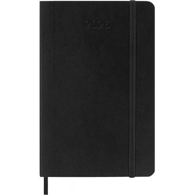 AGENDA 2026 TAPA BLANDA 12 MESES DIARIA P 9 x 14 CM NEGRA MOLESKINE DSB12DC2Y26