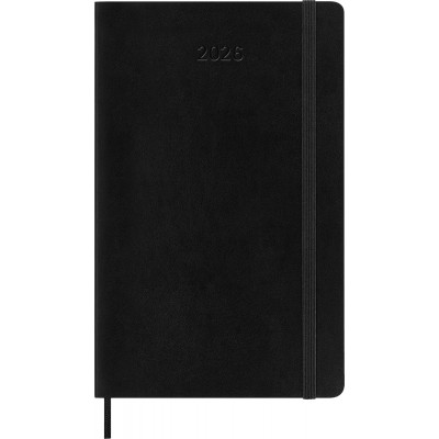 AGENDA 2026 TAPA BLANDA 12 MESES DIARIA L 13 X 21 CM NEGRA MOLESKINE DSB12DC3Y26