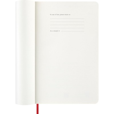 AGENDA 2026 TAPA BLANDA 12 MESES SEMANAL L 13 X 21 CM ROJO MOLESKINE DSF212WN3Y26