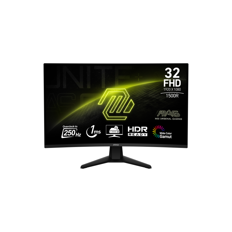 MSI MAG 32C6X pantalla para PC 80 cm 315 1920 x 1080 Pixeles Full HD Negro