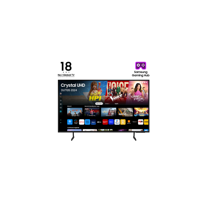 Samsung TU75DU7105K 1905 cm 75 4K Ultra HD Smart TV Wifi Negro