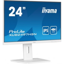 iiyama ProLite XUB2497HSN W1 pantalla para PC 605 cm 238 1920 x 1080 Pixeles Full HD LED Blanco