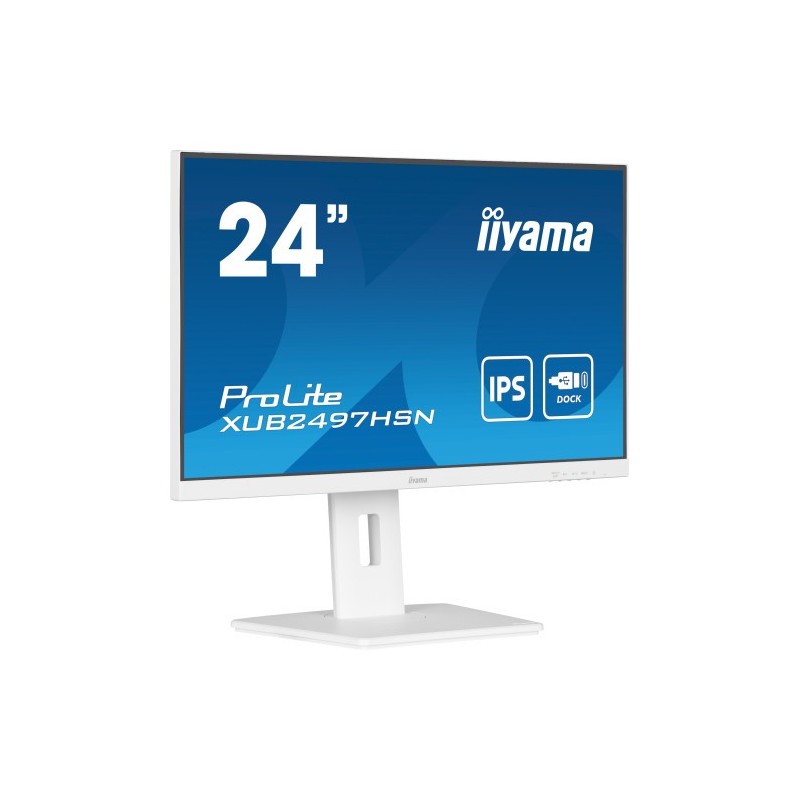 iiyama ProLite XUB2497HSN W1 pantalla para PC 605 cm 238 1920 x 1080 Pixeles Full HD LED Blanco