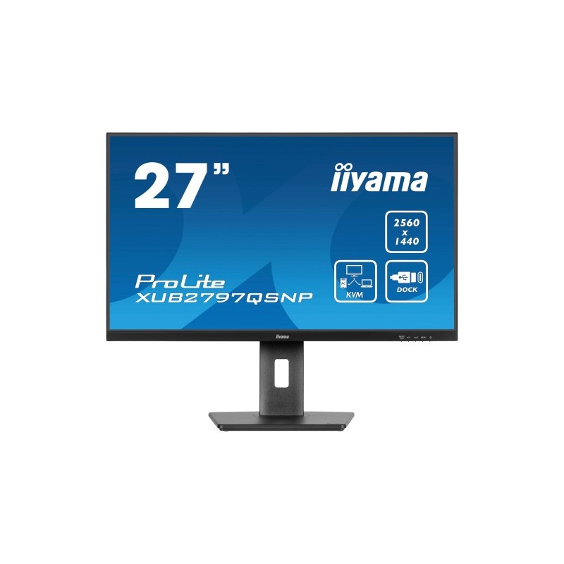 iiyama ProLite XUB2797QSNP B1 pantalla para PC 686 cm 27 2560 x 1440 Pixeles Wide Quad HD LED Negro