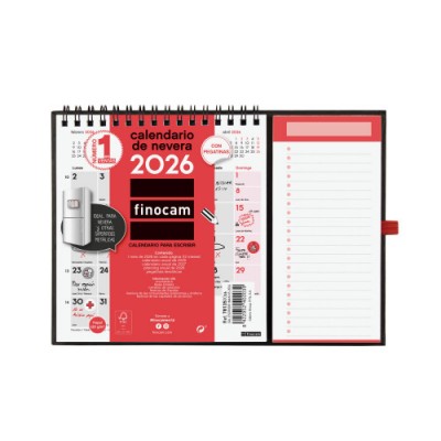CALENDARIO 2026 NEUTRO ESCRIBIR IMAN XS 140X150MM FINOCAM 781350026