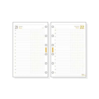 RECAMBIO ANUAL 2026 C298 CLASSIC602 73X114MM DIA PAGINA FINOCAM 201310026